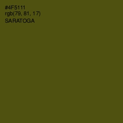 #4F5111 - Saratoga Color Image