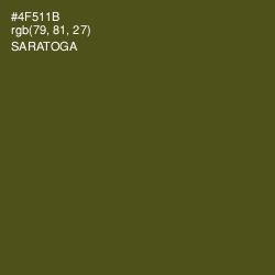 #4F511B - Saratoga Color Image