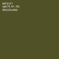 #4F5127 - Woodland Color Image