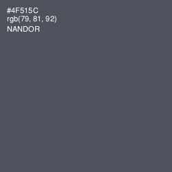 #4F515C - Nandor Color Image
