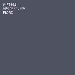 #4F5162 - Fiord Color Image
