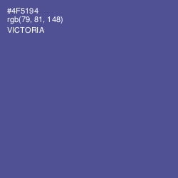 #4F5194 - Victoria Color Image
