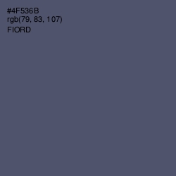 #4F536B - Fiord Color Image