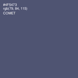 #4F5473 - Comet Color Image