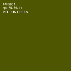 #4F5601 - Verdun Green Color Image