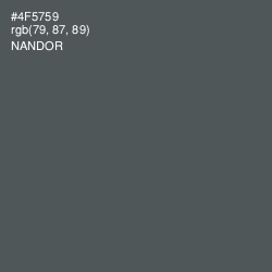 #4F5759 - Nandor Color Image