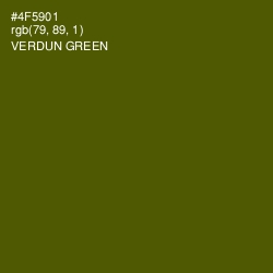 #4F5901 - Verdun Green Color Image