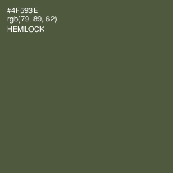 #4F593E - Hemlock Color Image