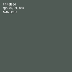 #4F5B54 - Nandor Color Image