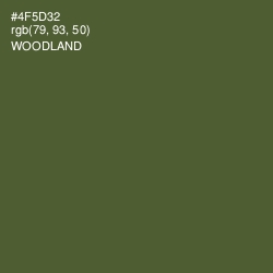 #4F5D32 - Woodland Color Image
