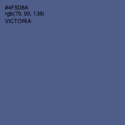 #4F5D8A - Victoria Color Image