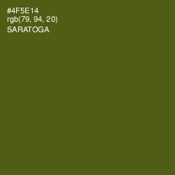 #4F5E14 - Saratoga Color Image