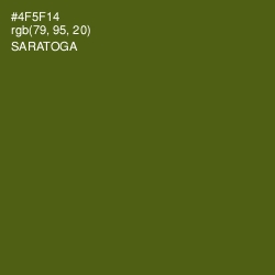 #4F5F14 - Saratoga Color Image