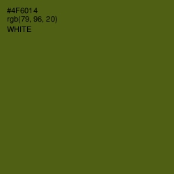 #4F6014 - Green Leaf Color Image