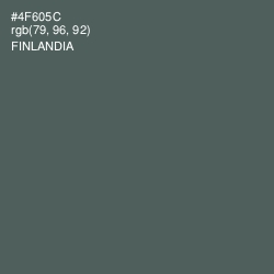 #4F605C - Finlandia Color Image