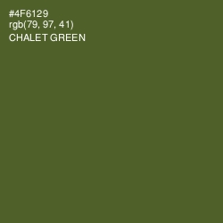 #4F6129 - Chalet Green Color Image