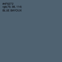 #4F6272 - Blue Bayoux Color Image