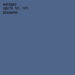 #4F6589 - Bismark Color Image