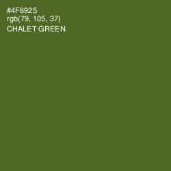 #4F6925 - Chalet Green Color Image