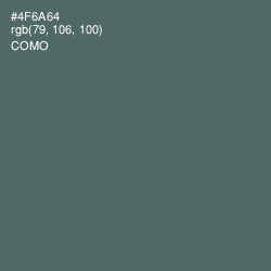 #4F6A64 - Como Color Image