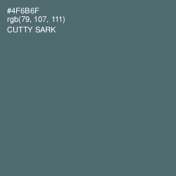 #4F6B6F - Cutty Sark Color Image