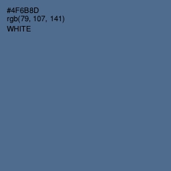 #4F6B8D - Kashmir Blue Color Image