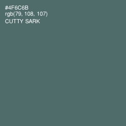 #4F6C6B - Cutty Sark Color Image