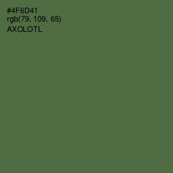 #4F6D41 - Axolotl Color Image