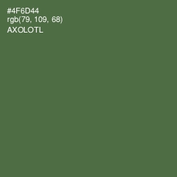 #4F6D44 - Axolotl Color Image