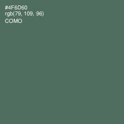 #4F6D60 - Como Color Image