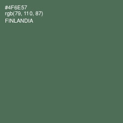 #4F6E57 - Finlandia Color Image