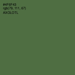 #4F6F43 - Axolotl Color Image