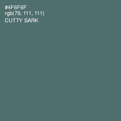 #4F6F6F - Cutty Sark Color Image