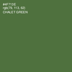 #4F713E - Chalet Green Color Image