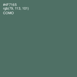 #4F7165 - Como Color Image