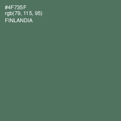 #4F735F - Finlandia Color Image