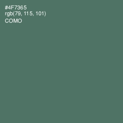 #4F7365 - Como Color Image