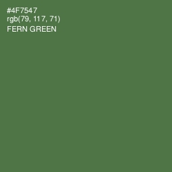 #4F7547 - Fern Green Color Image