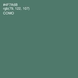 #4F7A6B - Como Color Image