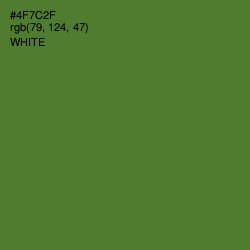 #4F7C2F - Chalet Green Color Image