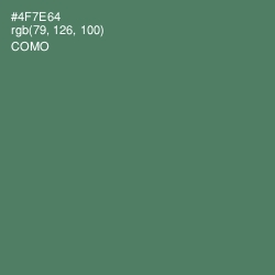 #4F7E64 - Como Color Image