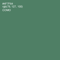 #4F7F64 - Como Color Image