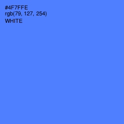 #4F7FFE - Royal Blue Color Image