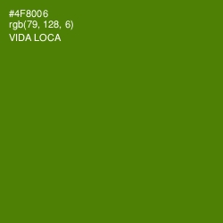 #4F8006 - Vida Loca Color Image