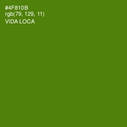 #4F810B - Vida Loca Color Image