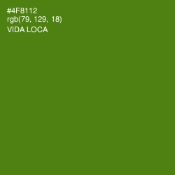 #4F8112 - Vida Loca Color Image