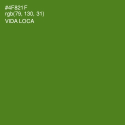 #4F821F - Vida Loca Color Image