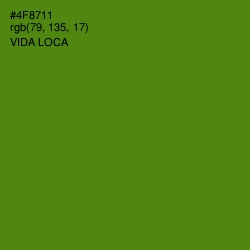 #4F8711 - Vida Loca Color Image