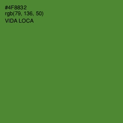 #4F8832 - Vida Loca Color Image