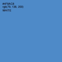 #4F8AC8 - Havelock Blue Color Image